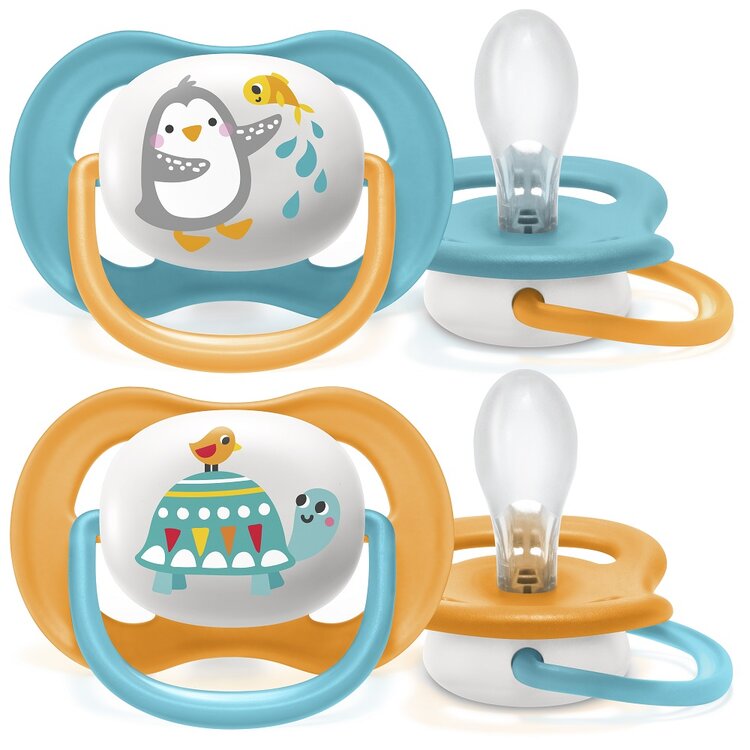Philips AVENT Šidítko Ultra air Zvířátko 6-18m chlapec