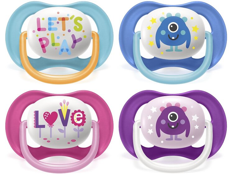 Avent Philips šidítko Ultra air Play chlapec 2 ks V004293 Philips Avent