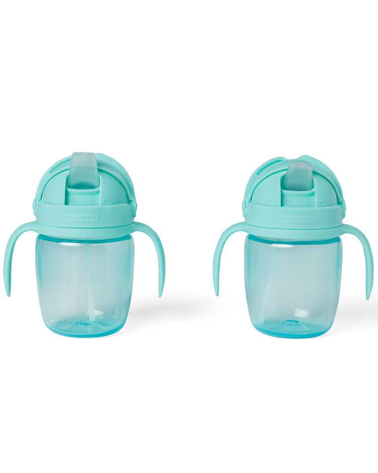 SKIP HOP Hrnek rostoucí Sip-to-Straw Teal 6 m+ Skip Hop