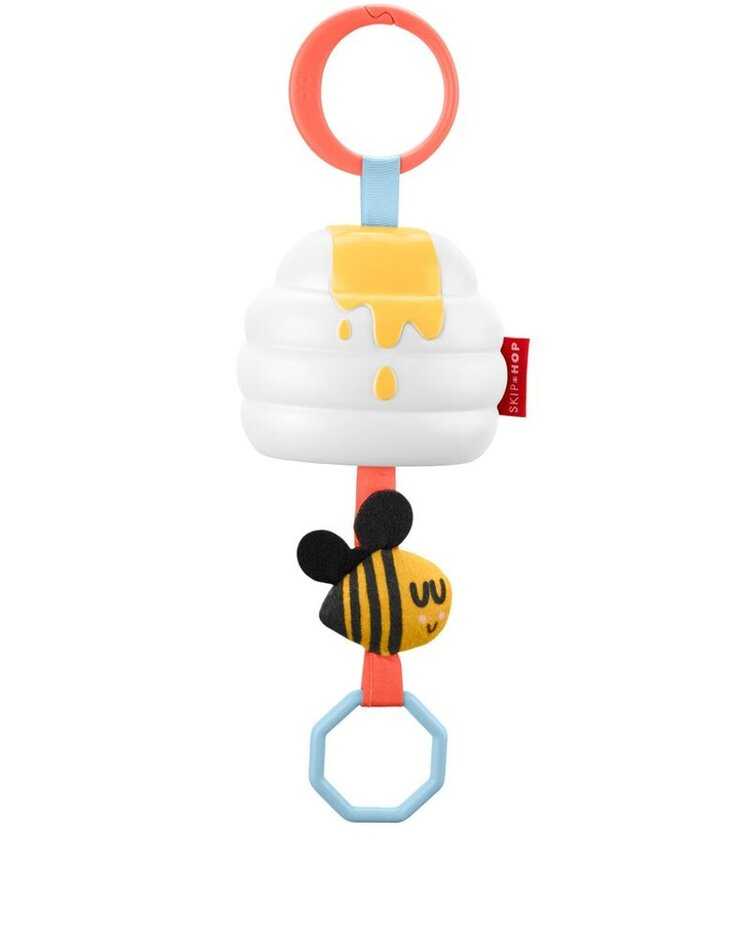 SKIP HOP Hračka na C kroužku vibrující ABC & Me Beehive Jitter 0m+ Skip Hop
