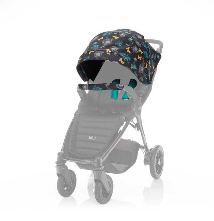 BRITAX RÖMER Barevný set ke kočárku B-Agile 4 Plus/B-Motion 3/4 Plus Limited - Butterfly Flowers Britax Römer