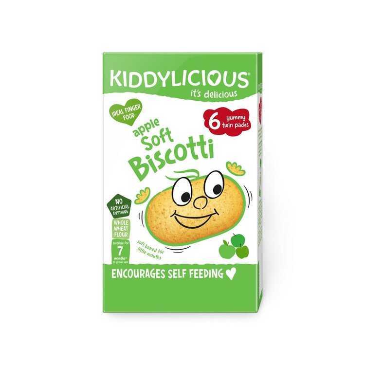 KIDDYLICIOUS Sušenky měkké jablečné Kiddylicious