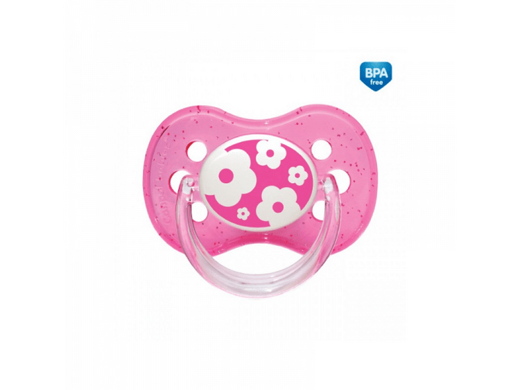CANPOL BABIES B - Dudlík kauč. třešinka 6-18m NATURE – růžová Canpol Babies