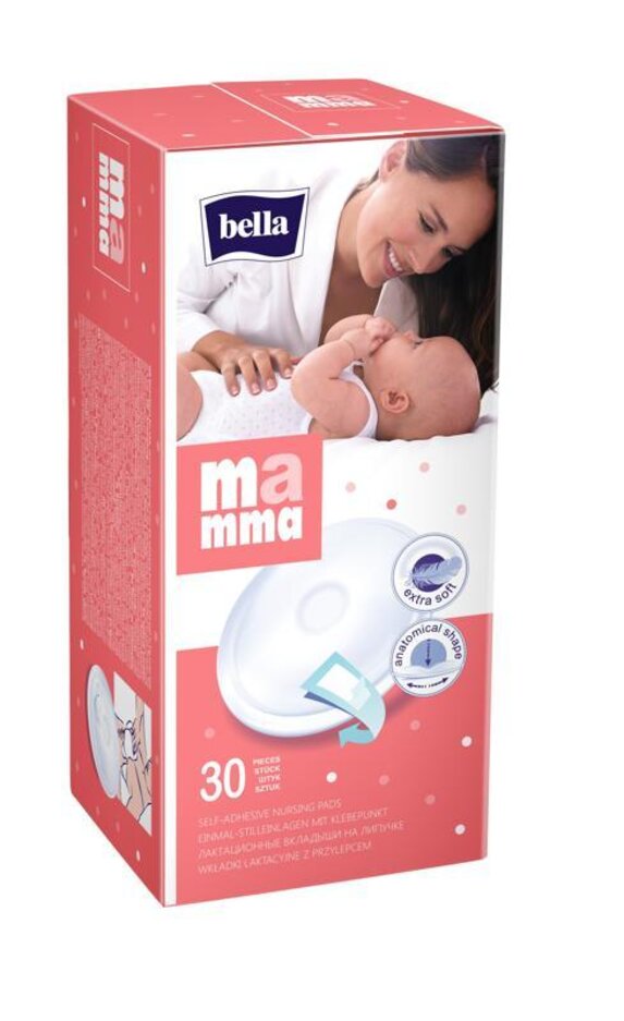 BELLA MAMMA Prsní vložky 30 ks Bella