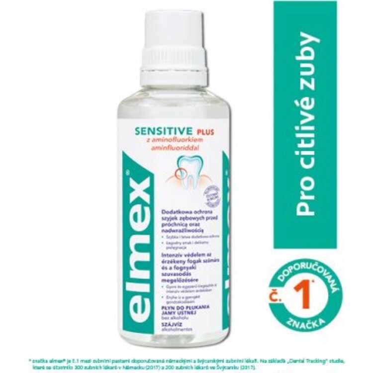 ELMEX Ústní voda Sensitive pro citlivé zuby 400 ml Elmex