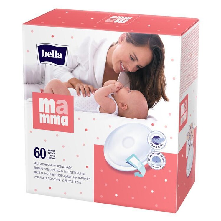 BELLA MAMMA Prsní vložky 60 ks Bella