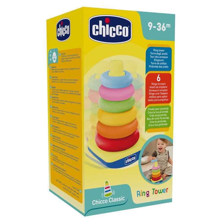 CHICCO Kroužky na kuželu 6m+ Chicco