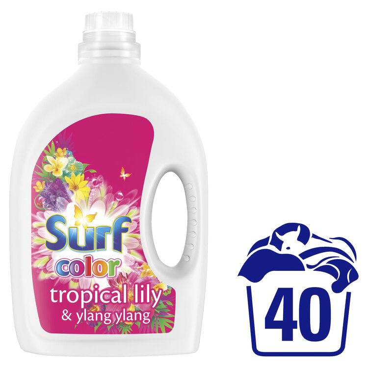 SURF Color Tropical 2L (40 dávek) - prací gel Surf
