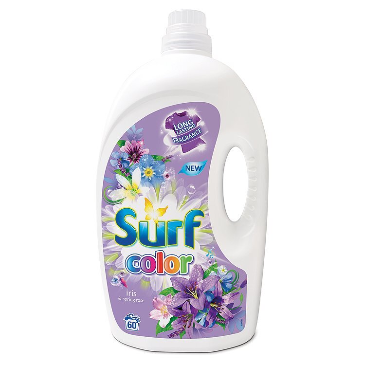 SURF Color Iris 3 l (60 dávek) - prací gel na bílé prádlo Surf