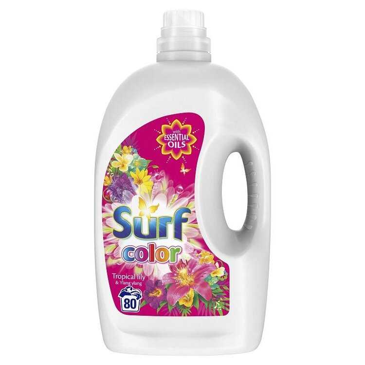 SURF Color Tropical 4 l (80 dávek) - prací gel Surf