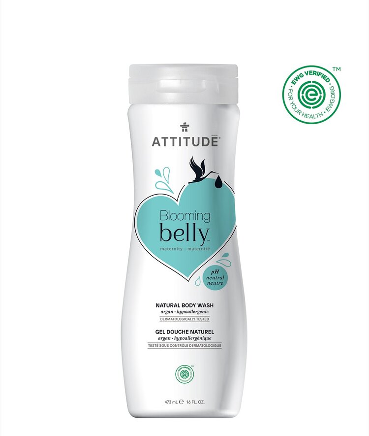ATTITUDE Přírodní tělové mýdlo Blooming Belly nejen pro těhotné s arganem 473 ml Attitude