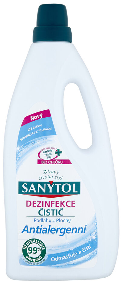 SANYTOL Antialergenní univerzální čistič na podlahy 1000 ml Sanytol