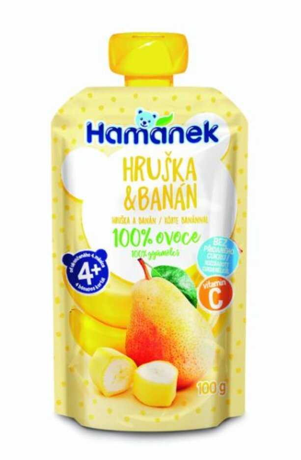 HAMÁNEK Hruška & banán 100 g Hamánek