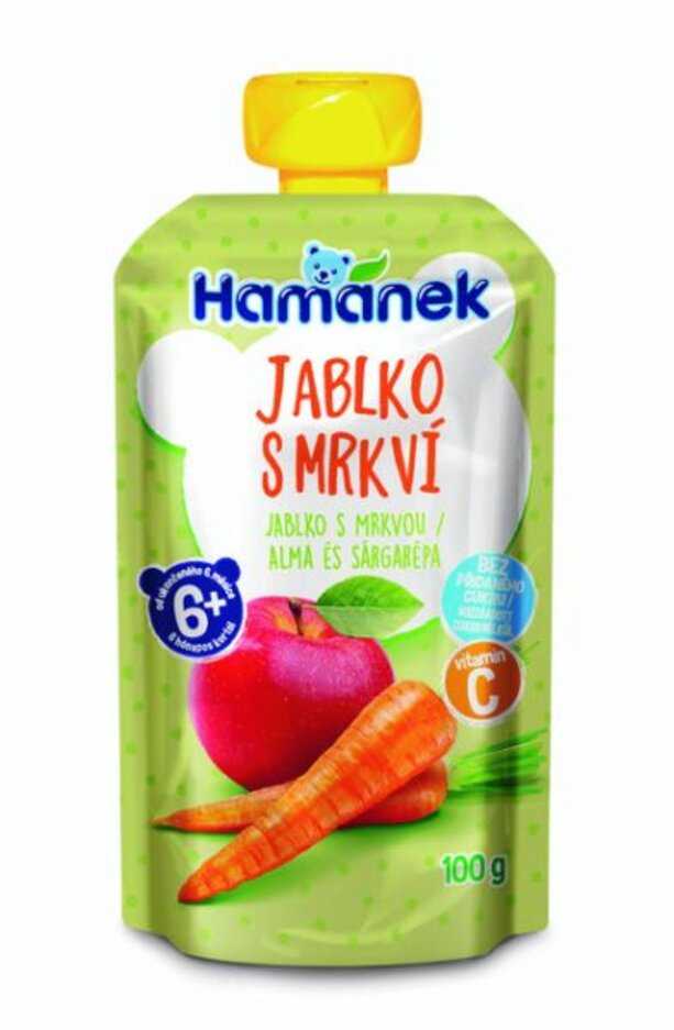 HAMÁNEK Jablko s mrkví 100 g Hamánek