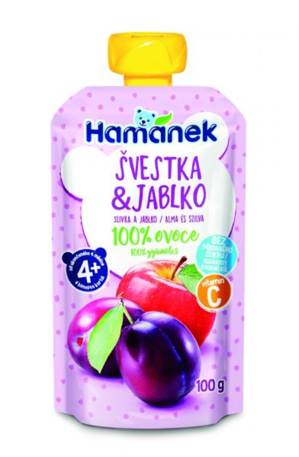 HAMÁNEK Švestka & jablko 100 g Hamánek