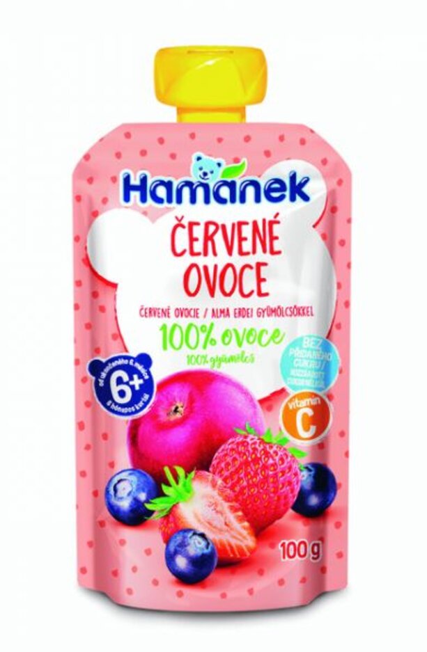 HAMÁNEK Červené ovoce 100 g Hamánek