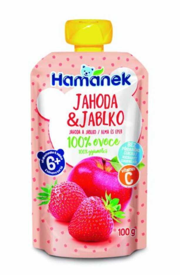 HAMÁNEK Jahoda & jablko 100 g Hamánek