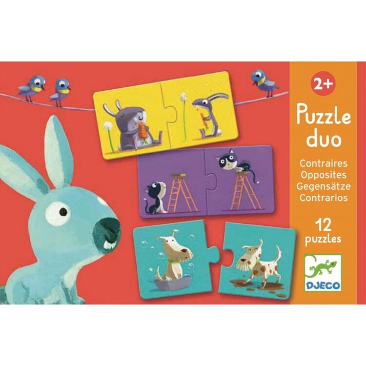 DJECO Duo Puzzle PROTIKLADY Djeco