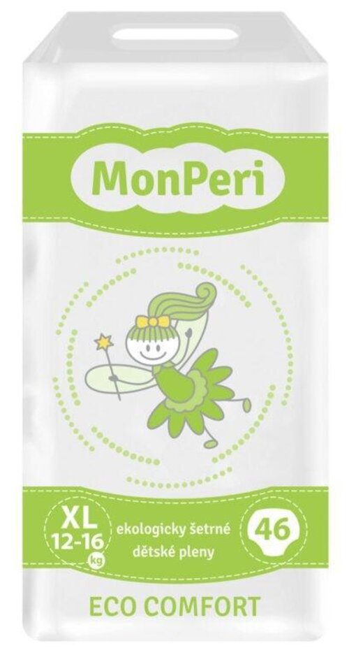 MONPERI Eco Comfort Pleny jednorázové XL (12-16 kg) 46 ks Monperi