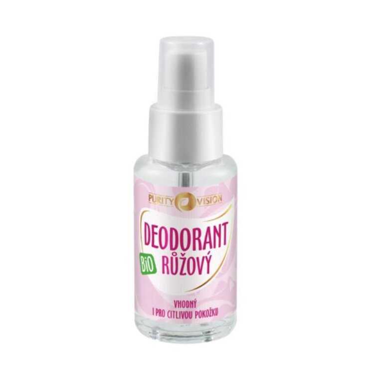 PURITY VISION Bio Růžový Deodorant 50 ml Purity Vision