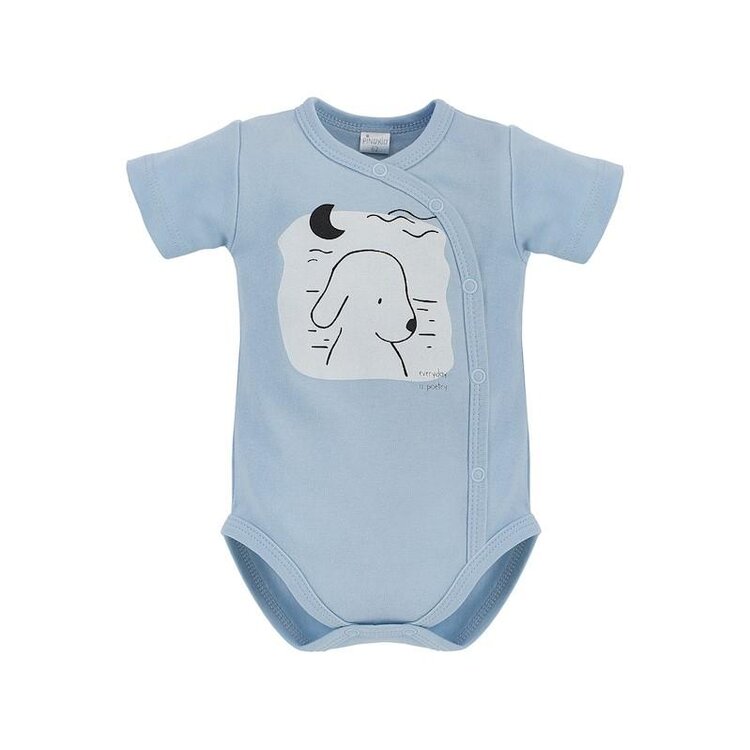 PINOKIO Body na zapínání krátký rukáv Dog Summertime vel. 56 Pinokio