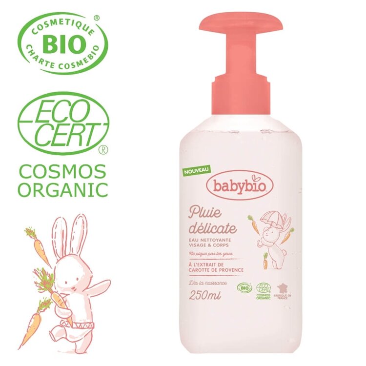 BABYBIO Čistící BIO voda pro miminka od narození 250 ml Babybio