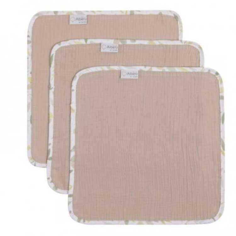 KLUPS Ubrousky mušelínové 3 ks Picnic 34x34 cm Klups