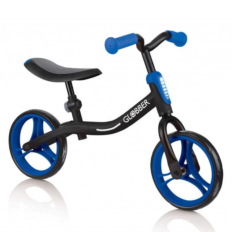 GLOBBER Odrážedlo GO BIKE - Black / Navy blue Globber