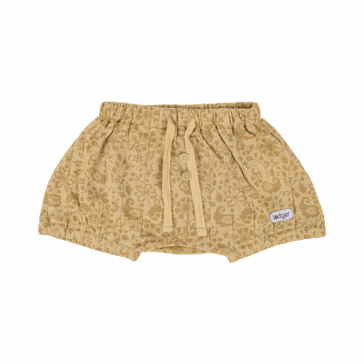 LODGER Kraťásky dětské Bloomer Flower Tribe Sand vel. 68 Lodger