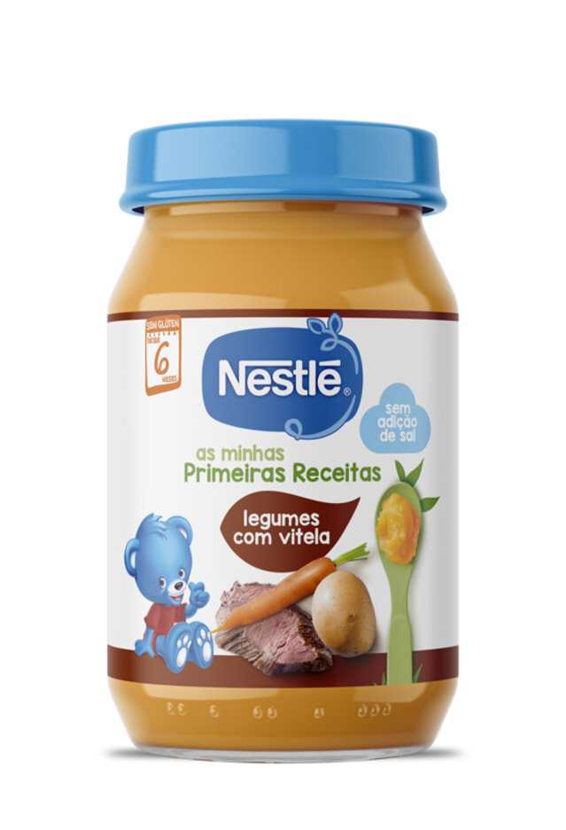 NESTLÉ Zelenina s telecím masem 190 g Nestlé