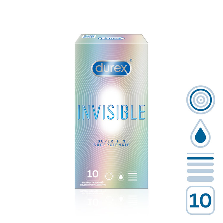 DUREX Invisible 10 ks Durex