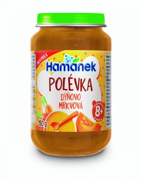 3x HAMÁNEK Polévka dýňovo mrkvová 190 g Hamánek