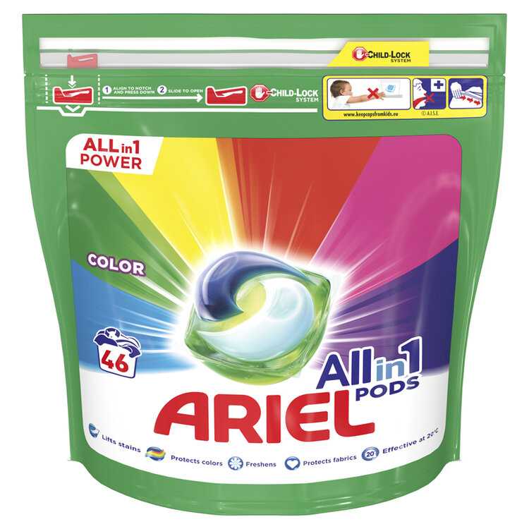 Ariel All-In-1 PODs Colour Kapsle Na Praní 46 PD Ariel
