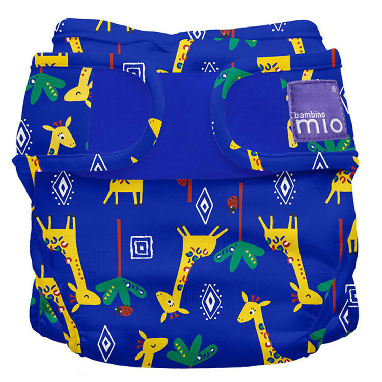 BAMBINO MIO Miosoft kalhotky plenkové Giraffe Jamboree 3-9 kg Bambino Mio