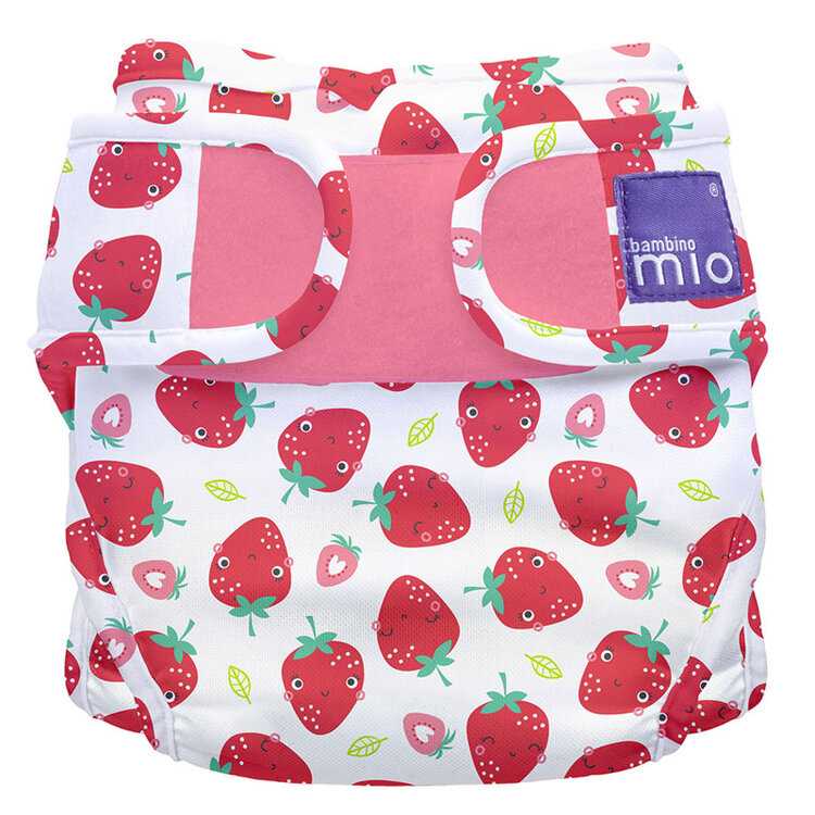 BAMBINO MIO Miosoft kalhotky plenkové Strawberry Cream 9-15 kg Bambino Mio