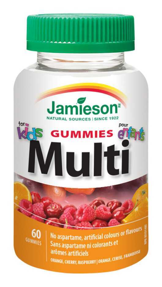 JAMIESON Multi KIDS Gummies želatinové pastilky 60 tbl. Jamieson