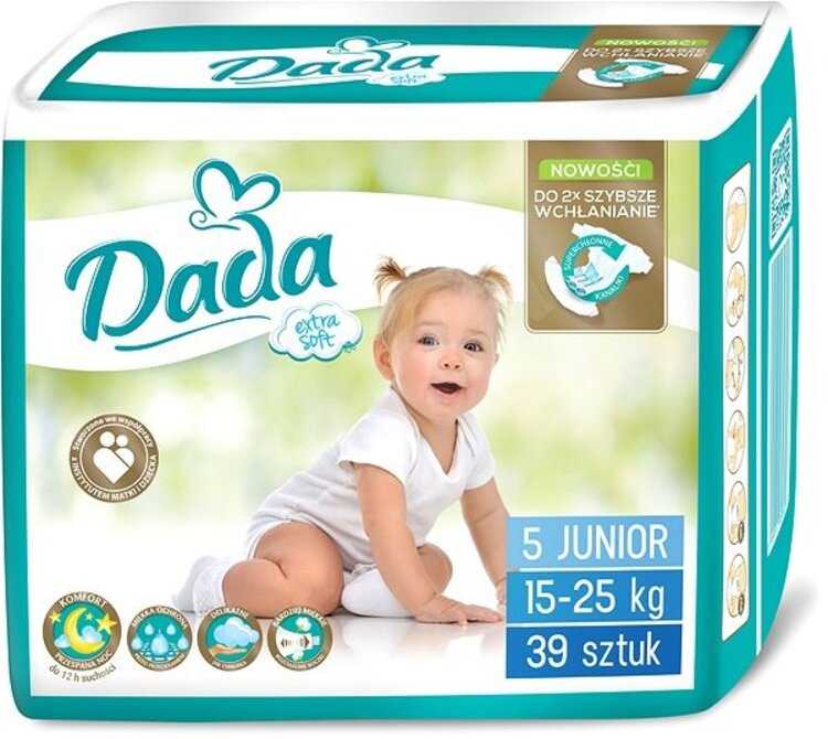 Dada Extra Soft 5 15-25 kg 39 ks Dada