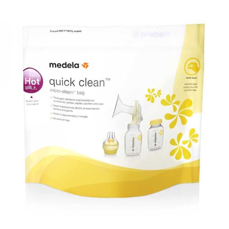 MEDELA Quick Clean - Sáčky pro čištění v mikrovlnné troubě 20 ks Medela