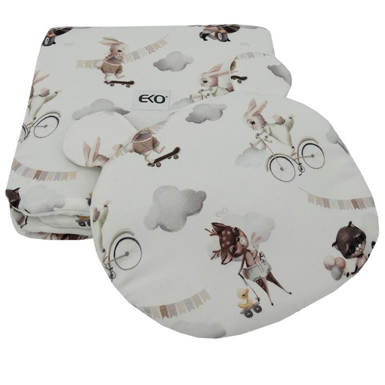 EKO Sada do kočárku 2-dílná bambusová Play World 30x35cm