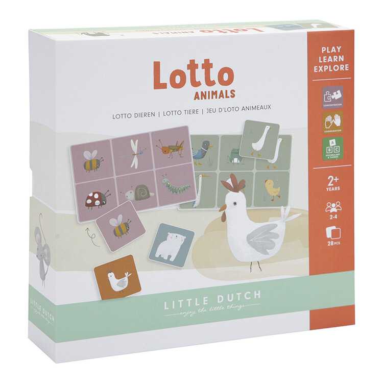 LITTLE DUTCH Lotto hra zvířátka Husa Little Dutch