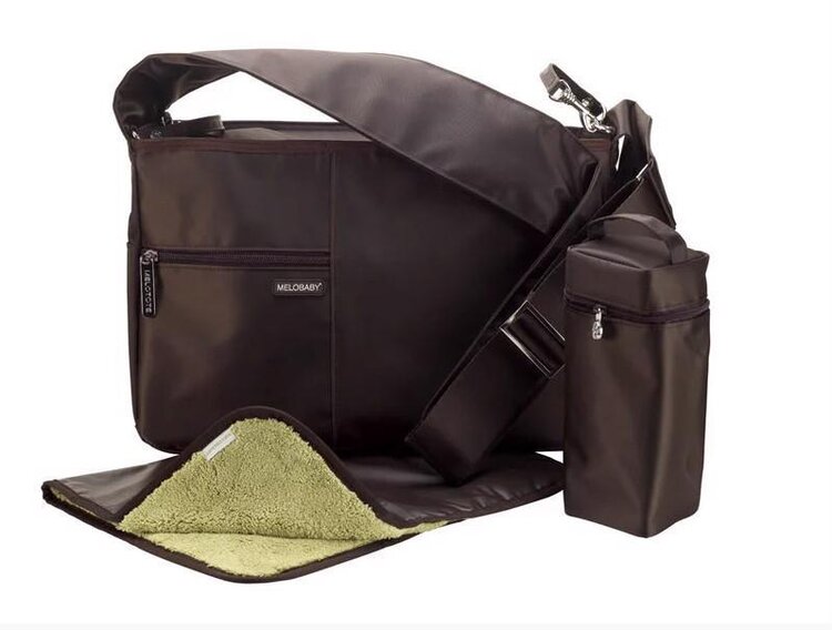 MELOBABY Melotote Přebalovací taška Hnědá Melobaby