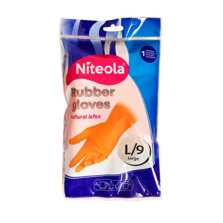 NITEOLA Rukavice gumové - latexové L Niteola