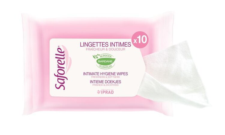 SAFORELLE Ubrousky pro intimní hygienu 10 ks Saforelle