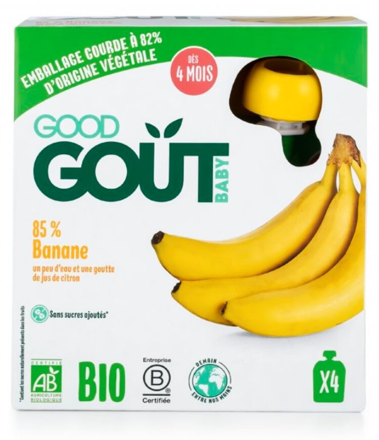 Good goout BIO Banán 4 x 85 g Good Gout