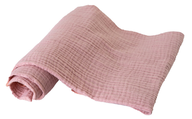 BABYMATEX Plenka bavlněná Muslin 3 ks starorůžová 70x80 cm Babymatex