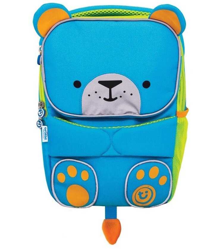 TRUNKI Batůžek reflexní modrý medvídek 2r+ TRUNKI