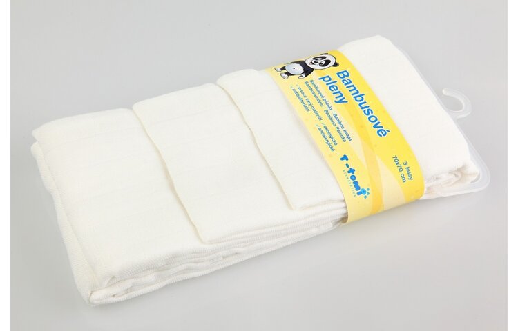 T-TOMI Pleny bambusové BIO 70x70 cm