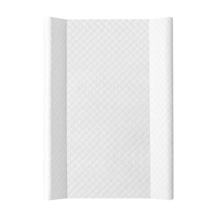CEBA Podložka přebalovací 2-hranná s pevnou deskou (50x80) Comfort Caro bílá Ceba