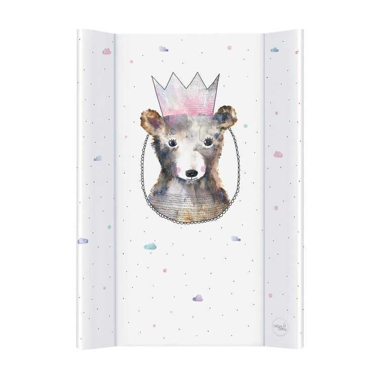 CEBA Podložka přebalovací 2-hranná s pevnou deskou (50x80) Comfort Watercolor World Princess Ceba