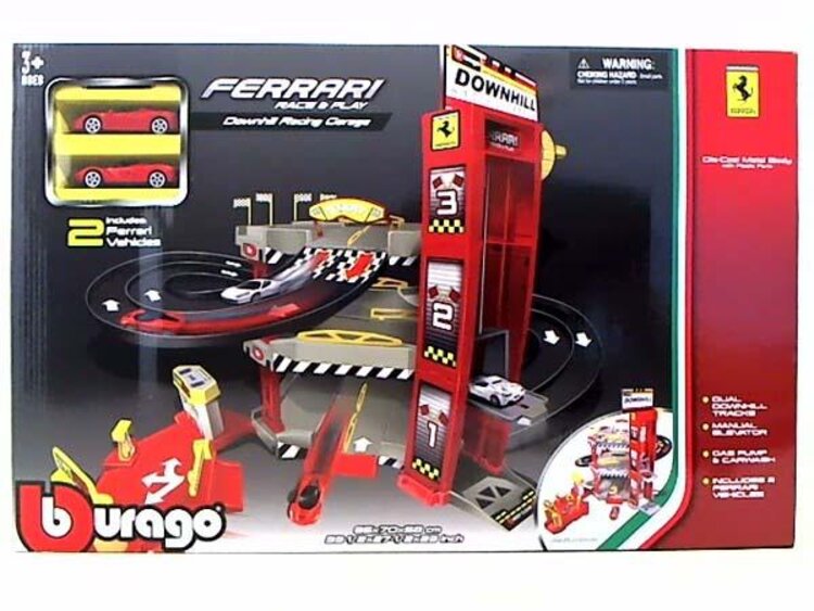 BBURAGO garáž Ferrari Downhill Racing Bburago